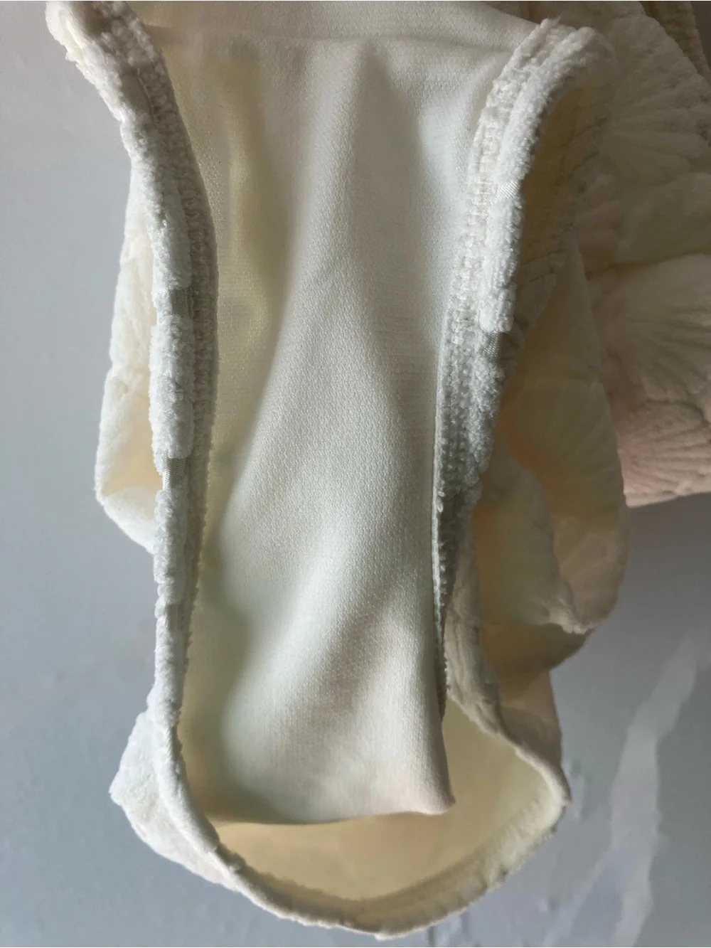 KATE SPADE Shell Jacquard One Piece Swimsuit in Ivory